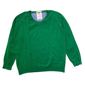 ZARA KNITWEAR Green long sleeve knit sweater top 7-8 year old child kids